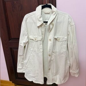 H&M Cream Jean Jacket